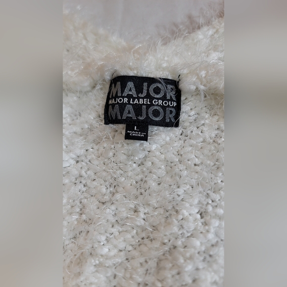 Major Labelgroup Major Chic White Women's Cardigan‎ - Picture 5 of 8
